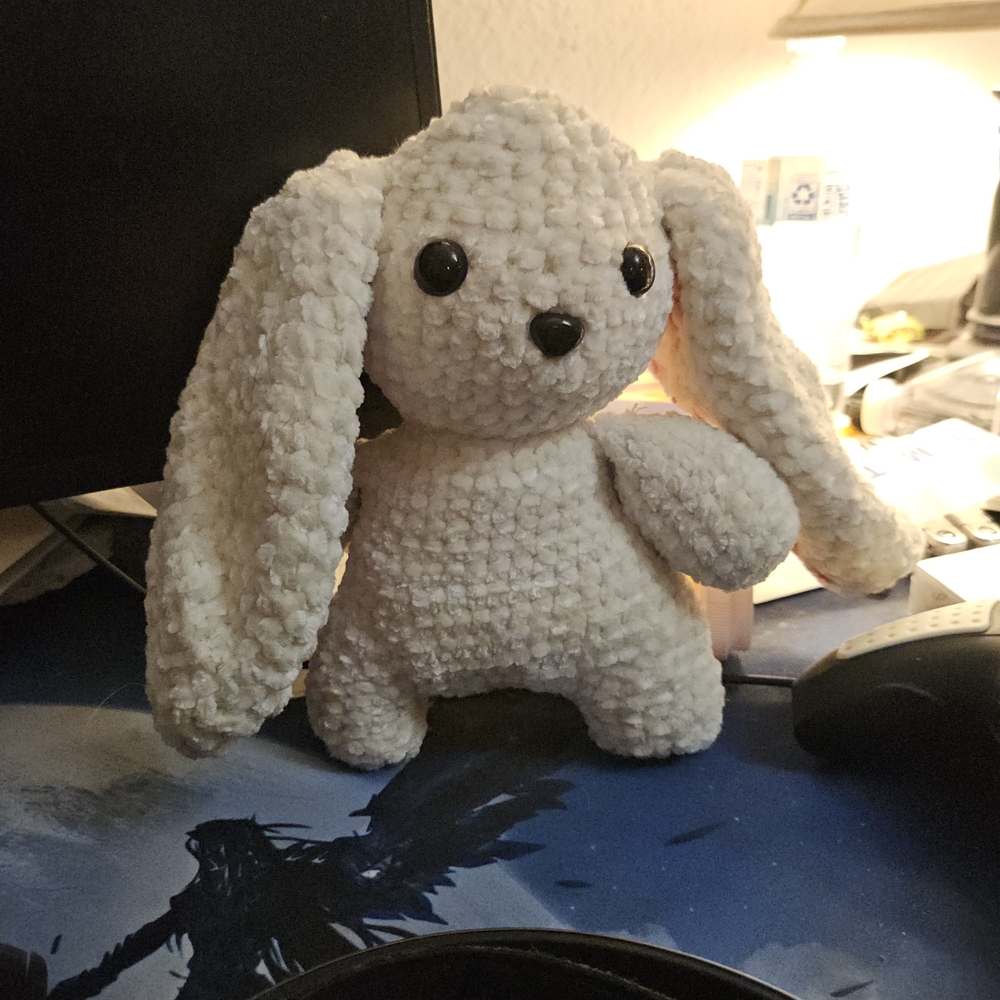 Crochet White Bunny